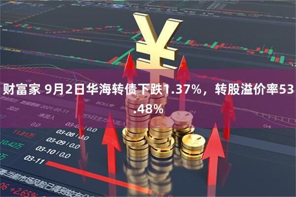 财富家 9月2日华海转债下跌1.37%，转股溢价率53.48%